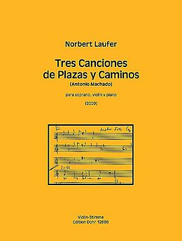 Norbert Laufer Notenblätter 3 Canciones de Plazas y Caminos
