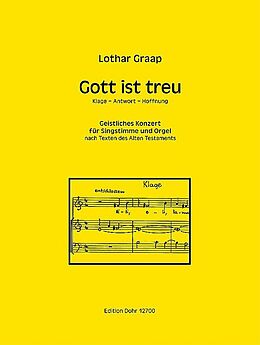 Johann Georg Gerhard Schmitt Notenblätter Gott ist treu