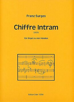 Franz Surges Notenblätter Chiffre Intram für Orgel zu 4 Händen