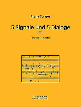Franz Surges Notenblätter 5 Signale und 5 Dialoge
