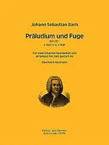 Johann Sebastian Bach Notenblätter Präludium und Fuge e-Moll BWV851