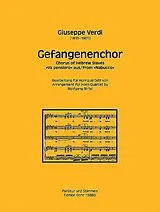 Giuseppe Verdi Notenblätter Gefangenenchor aus Nabucco für