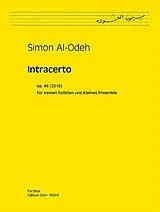 Simon Al-Odeh Notenblätter Intracerto op.46