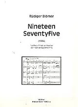 Rüdiger Blömer Notenblätter Nineteen Seventyfive für Rock-Streichorchester