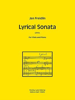 Jan Freidlin Notenblätter Lyrical Sonata (2010)