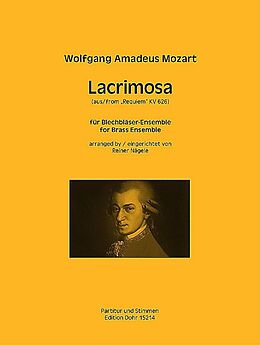 Wolfgang Amadeus Mozart Notenblätter Lacrimosa KV626