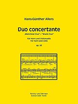 Hans Günter Allers Notenblätter Duo concertante op.93