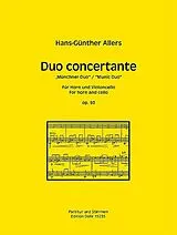 Hans Günter Allers Notenblätter Duo concertante op.93