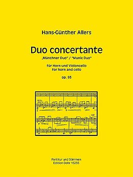 Hans Günter Allers Notenblätter Duo concertante op.93