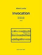 Albert Loritz Notenblätter Invocation