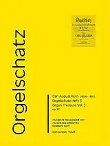 Carl August Kern Notenblätter Orgelschatz Band 3 op.57