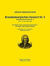 Johann Sebastian Bach Notenblätter Brandenburgisches Konzert D-Dur Nr.5 BWV1050