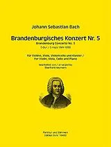Johann Sebastian Bach Notenblätter Brandenburgisches Konzert D-Dur Nr.5 BWV1050
