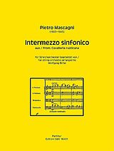 Pietro Mascagni Notenblätter Intermezzo sinfonico aus Cavalleria rusticana