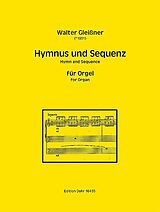 Walter Gleissner Notenblätter Hymnus und Sequenz