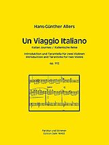 Hans Günter Allers Notenblätter Un viaggio italiano op.112