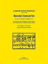 Leopold Anton Thomas Kozeluch Notenblätter Rondo Concerto Es-Dur