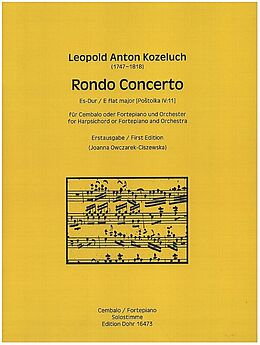 Leopold Anton Thomas Kozeluch Notenblätter Rondo Concerto Es-Dur