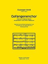 Giuseppe Verdi Notenblätter Gefangenenchor aus der Oper Nabucco