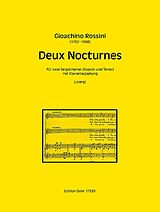 Gioacchino Rossini Notenblätter 2 Nocturnes