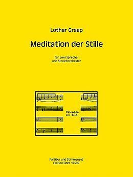Lothar Graap Notenblätter Meditation der Stille