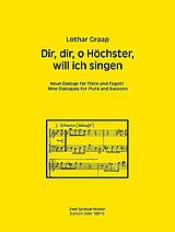 Lothar Graap Notenblätter Dir dir o Höchster will ich singen