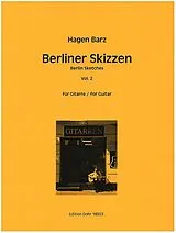 Hagen Barz Notenblätter Berliner Skizzen Band 2