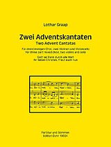 Lothar Graap Notenblätter 2 Adventskantaten