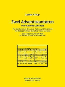 Lothar Graap Notenblätter 2 Adventskantaten