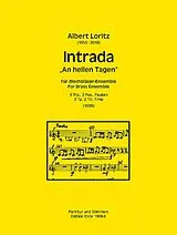 Albert Loritz Notenblätter Intrada An hellen Tagen (1999)