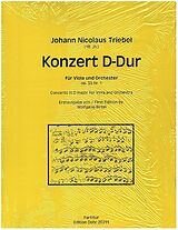 Johann Nicolaus Triebel Notenblätter Konzert D-Dur op.55 Nr.1