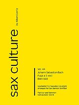 Johann Sebastian Bach Notenblätter Fuga a 5 voci BWV849