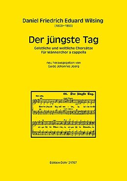 Daniel Friedrich Eduard Wilsing Notenblätter Der jüngste Tag