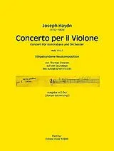 Franz Joseph Haydn Notenblätter Concerto per il Violone Hob.VIIc-1 (Ausgabe in E-Dur)