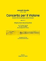 Franz Joseph Haydn Notenblätter Concerto per il Violone Hob.VIIc-1 (Ausgabe in D-Dur)