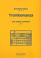 Karl-Heinz Köper Notenblätter Trombonanza für 4 Posaunen
