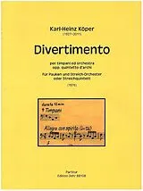 Karl-Heinz Köper Notenblätter Divertimento
