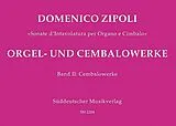 Domenico Zipoli Notenblätter Orgel- und Cembalowerke Band 2