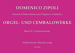 Domenico Zipoli Notenblätter Orgel- und Cembalowerke Band 2