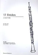 Carlo Yvon Notenblätter 12 Etüden