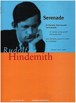 Rudolf Hindemith Notenblätter Serenade für Klarinette, 2 Violinen