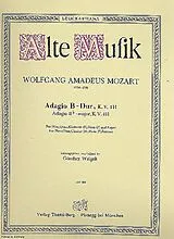 Wolfgang Amadeus Mozart Notenblätter Adagio B-Dur KV411