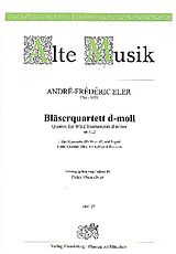 André Fréderic (Andreas) Eler Notenblätter Quartett d-Moll op.11,2