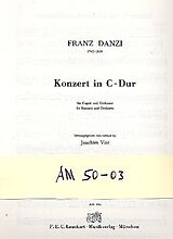 Franz Danzi Notenblätter Konzert C-Dur