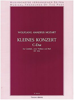 Wolfgang Amadeus Mozart Notenblätter Kleines Konzert KV336