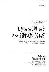 Gustav Peter Notenblätter Erinnerung an Zirkus Renz