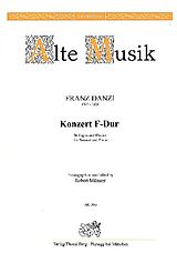 Franz Danzi Notenblätter Konzert F-Dur