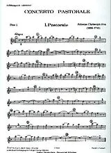 Johann Christoph Pez Notenblätter Concerto pastorale