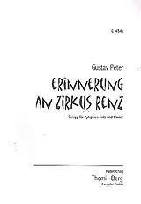 Gustav Peter Notenblätter Erinnerung an Zirkus Renz