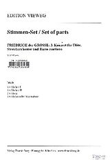 Der Grosse Friedrich II. Notenblätter Konzert C-Dur Nr.3